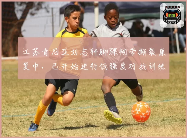 江苏肯尼亚刘志轩脚踝韧带撕裂康复中，已开始进行低强度对抗训练